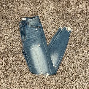 Abercrombie & Fitch High Rise Skinny Jeans Size 25/0 Regular
